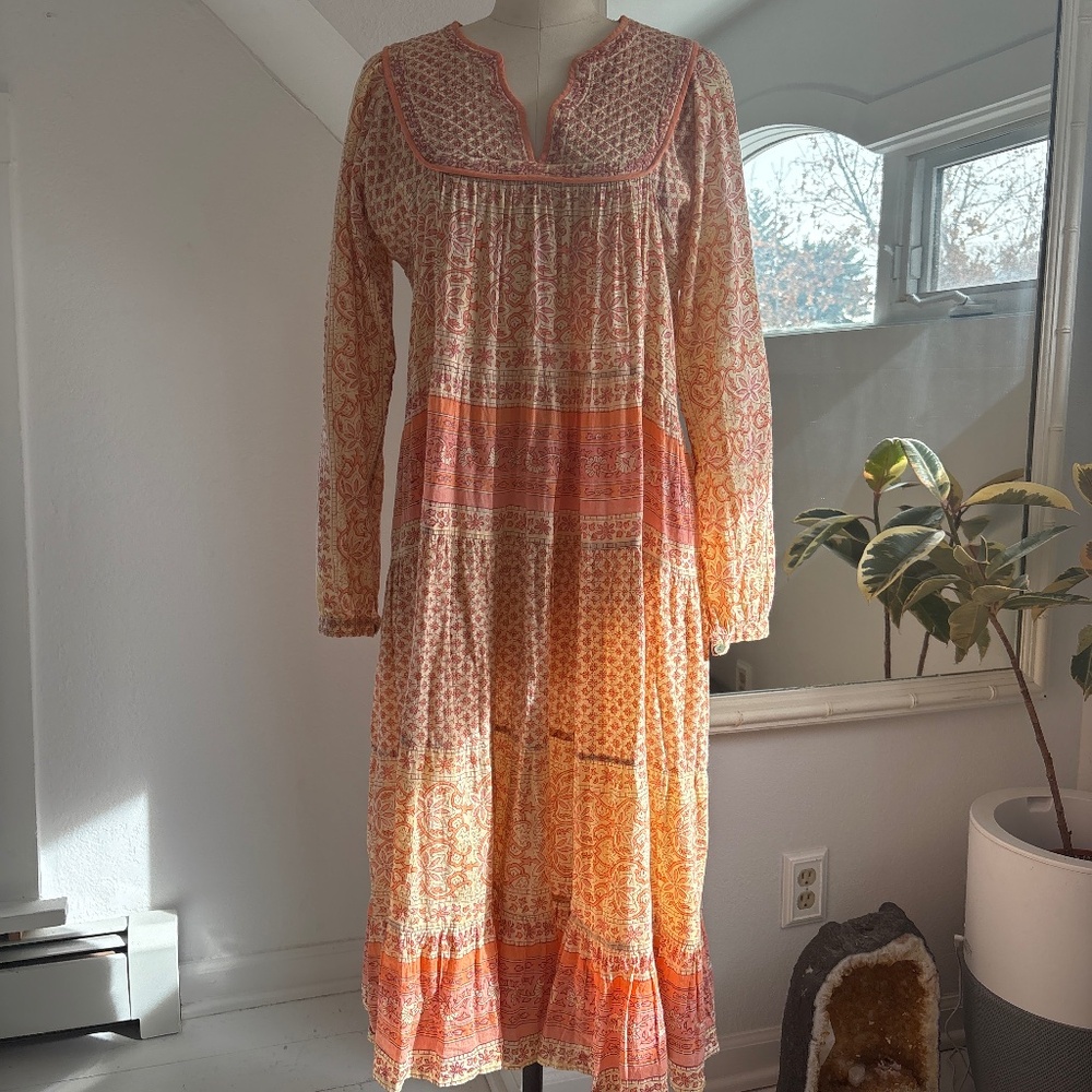 Matt’s naturally dyed tunic dress